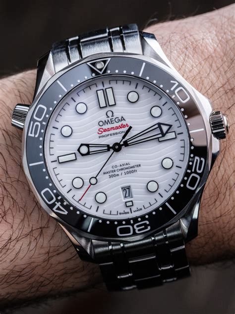 omega seamaster 300m white dial|Omega Seamaster 300m white face.